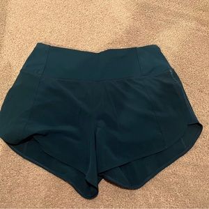 Green Athleta athletic shorts
